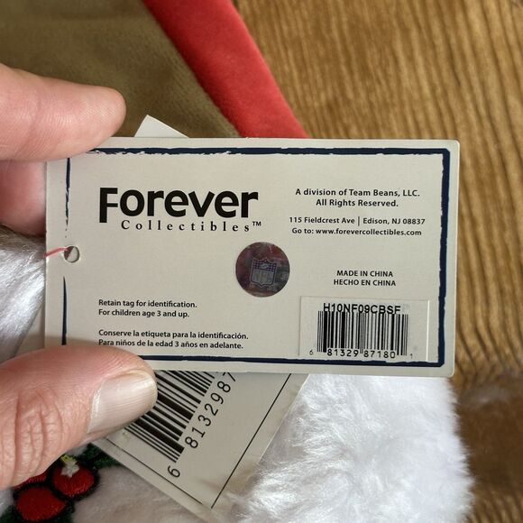 San Francisco 49ers Holiday Santa Hat NFL Football Hat New Old Stock Kmart - Picture 11 of 14